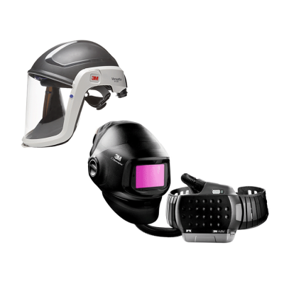 Speedglas G5-01 und Versaflo-Klarsichtvisier